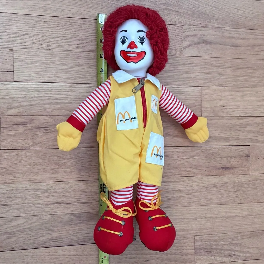 RARE New Vintage Clown RONALD MCDONALD, Doll, 1984, McDonald’s, 17 inch